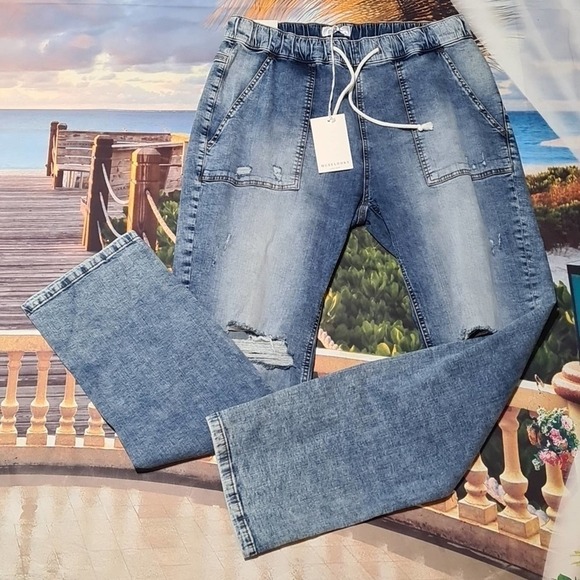 Muselooks Denim - MuseLooks Distressed‎ Jeans Size XL NWT